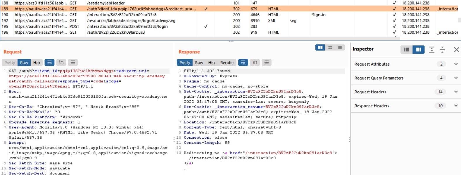 Auth Client request