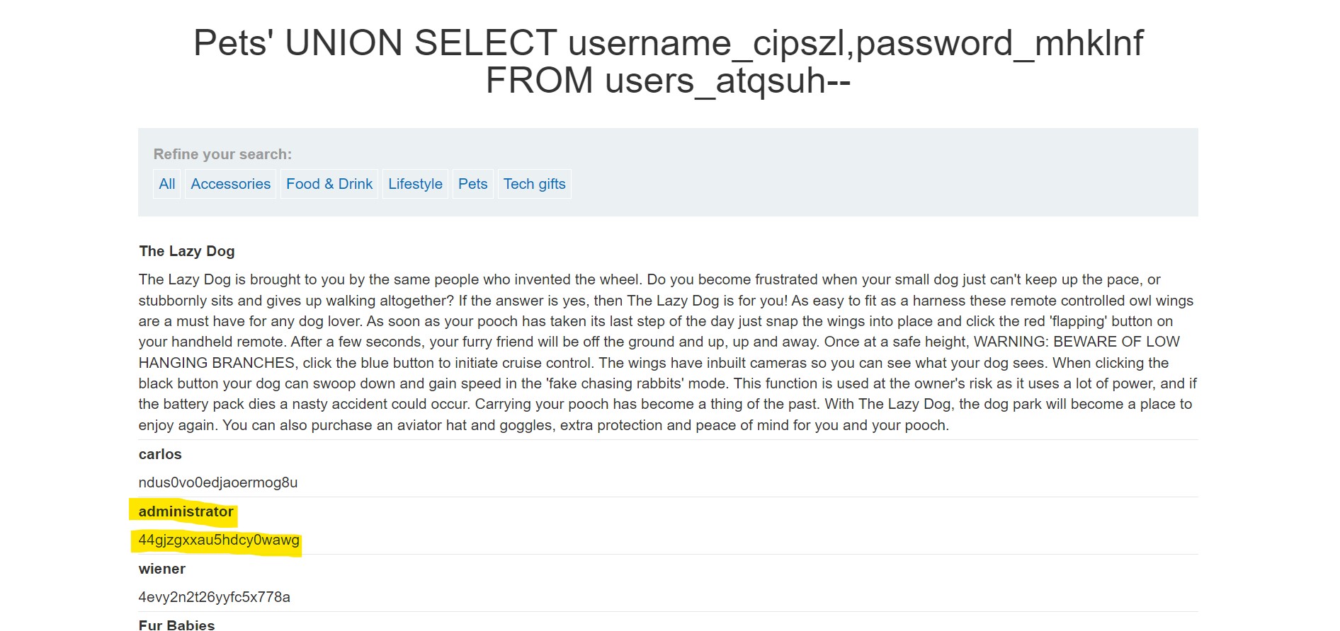 Query account