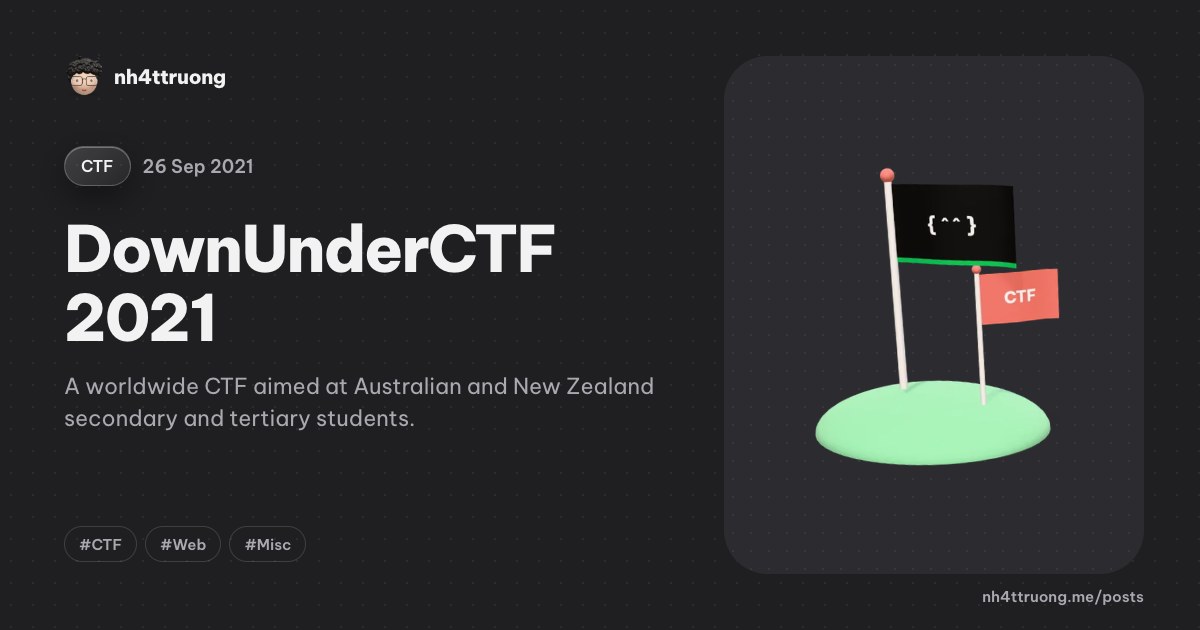 DownUnderCTF 2021